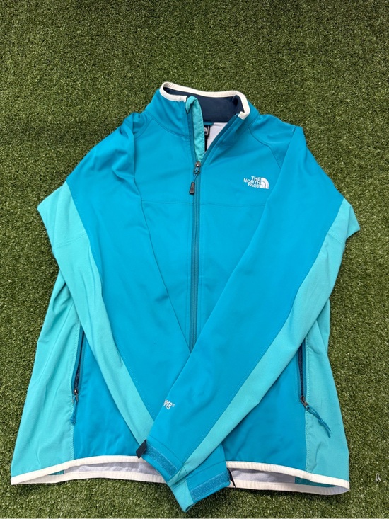 The North Face Jackets & Blazers - The North Face Women's Windstopper Two Tone Blue Teal Jacket Full Zip Outdoor L